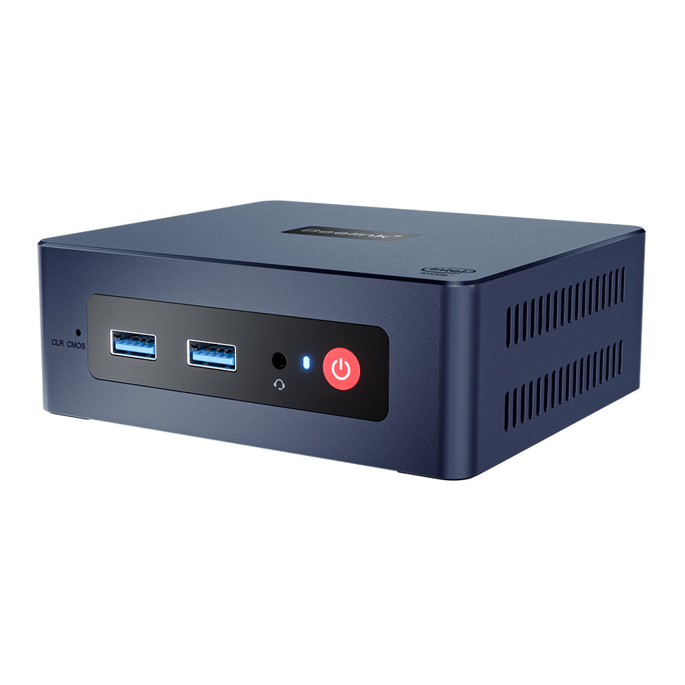 Beelink Mini S Mini PC Windows 11 Intel 11th Gen N5095 Mini PC DDR4 8GB 128GB SSD