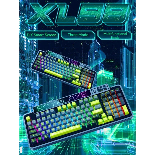 Royal Axe XL98 Mechanical Keyboard DIY Smart Screen