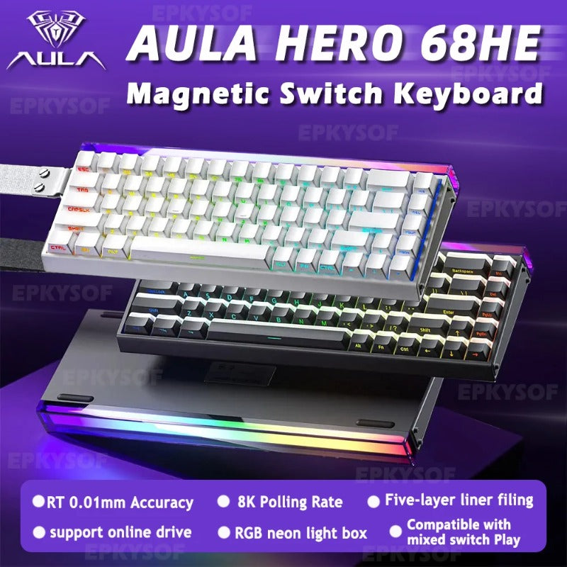 AULA HERO 68HE Magnetic Mechanical Keyboard