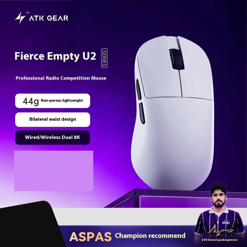 ATK Blazing Sky U2 Gaming Wireless Mouse Tri Mode 8k Lightweight Bluetooth