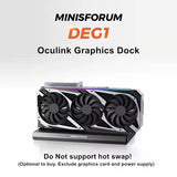 MINISFORUM MS-A1 AMD Gaming Mini-PC Ryzen 9 9950X R7 9700X 4 * NVMe 2 * 2,5G LAN 2 * DDR5 Oculink Leistungsstarke Computer-Workstation WiFi6