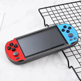 X12 Plus Video-Handheld-Spielekonsole, 7,0-Zoll-HD-Bildschirm, tragbarer Audio-Video-Player, klassisches Spielen, integrierte über 10.000 kostenlose Spiele