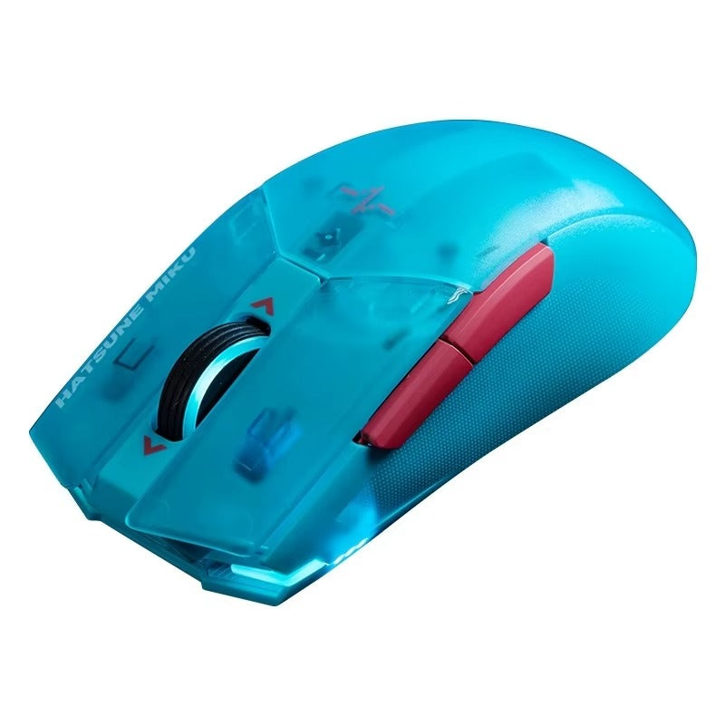 Moeyu Miku Theme Wireless Mouse Esports Heart Series Lightweight Full Function Rgb Lighting