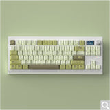 ZUOYA Gmk87 Dichtungsmontiertes Bluetooth 5.1/2.4G/Typ-C Kabelgebundenes mechanisches Tastaturkit mit TFT-Bildschirm für Mac/Win