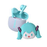 Hatsune Miku Wireless Bluetooth Earbuds Set Silicone Protective Cover Semi-In-Ear