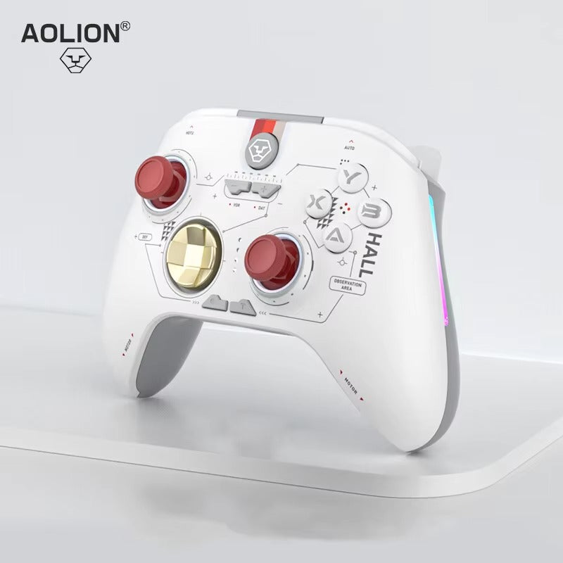 Aolion Wireless Bluetooth Hall Remote Stick Trigger Game Controller Dual Vibration PC Steam Switch Nintendo