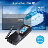 MeLE Lüfterloser Mini-PC-Stick N100 Windows 11 Pro N4000 8 GB 256 GB, Mikrocomputer-Stick HDMI 4K Gigabit Ethernet, Wi-Fi5 PCG02