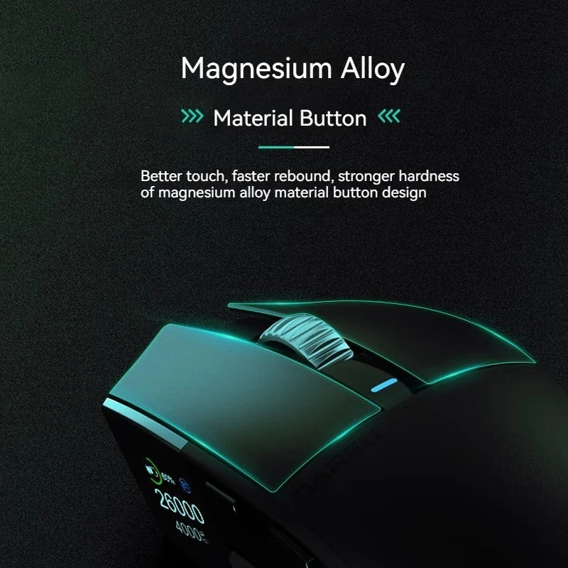 Dareu A980 Pro/Pro Max Tri-Mode 8K kabelgebunden & 4K Mausanschluss E-Sport-Spielmäuse Star Flash-Kabel