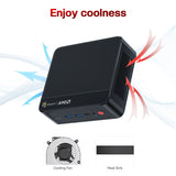 Beelink Ser5 Pro Mini-PC AMD Ryzen 7 5850U unterstützt 4K 16+500G