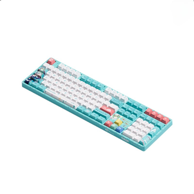 Akko x Hatsune Miku Limited Edition 5108B Mechanical Keyboard Wired Tri-mode 2.4G Bluetooth