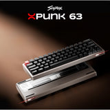 SCYROX Xpunk63 Magnetic Axis Gaming Keyboard 63-Key Wired 8K Polling Full CNC Aluminum