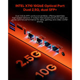 AOOSTAR WTR MAX Mini-PC PRO 8845HS 11-Bay-Speicher ECC RAM & Oculink/USB4-Erweiterung