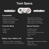 8Bitdo SN30 Pro Wireless Game Controller