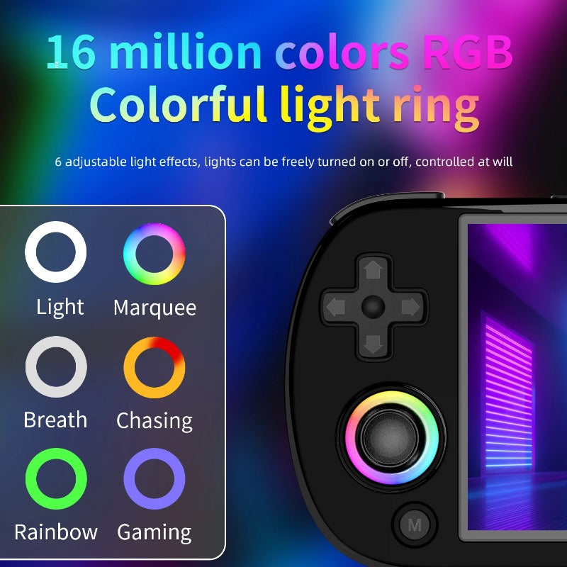 ANBERNIC RG40XX H Handheld Game Console Linux 64-bit System 4.0-inch IPS Screen Joystick RGB Lighting