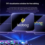 LEOBOG AMG65 Mechanical Keyboard With TFT LED Screen 3mode RGB Hot Swap