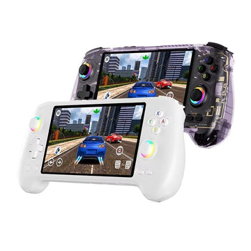 ANBERNIC RG557 Handheld Game Console 5.48" AMOLED Screen Dimensity 8300 Android 14 High-resolution Joysticks