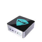 MACHENIKE Mini GTX AMD Ryzen R7-8845HS Mini Pc Magnetic Adsorption Holographic Back Cover 24+1TB