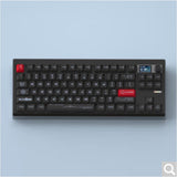 ZUOYA Gmk87 Dichtungsmontiertes Bluetooth 5.1/2.4G/Typ-C Kabelgebundenes mechanisches Tastaturkit mit TFT-Bildschirm für Mac/Win