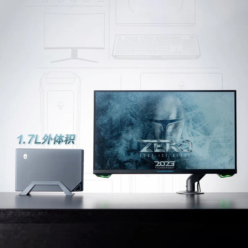 ThundeRobot MIX Gaming AI Mini PC 13th Gen i7-13620H RTX4060 16G 512GP4 WiFi6 with Docking