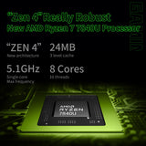 AOKZOE A1 Pro 8 Zoll Handheld-Spielkonsole AMD Ryzen 7 7840U LPDDR5X WiFi 6