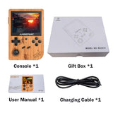 Abernic RG351V Retro Game Consoles Dual TF Card 128G 3.5'' IPS   3900mAh PSP GBC 2500+