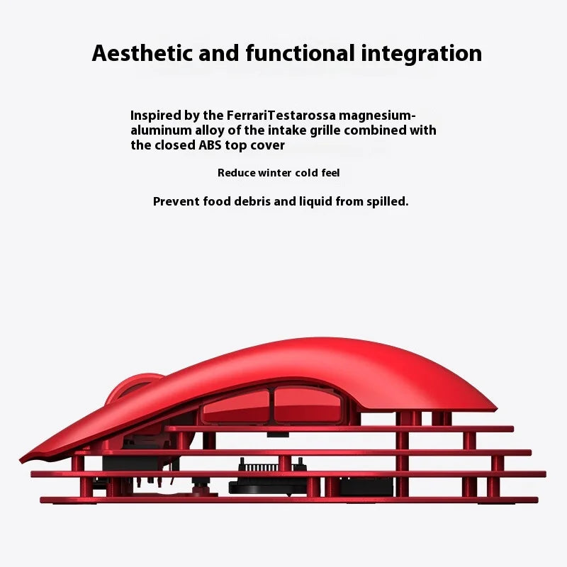 Ajazz M259 Magnesium Aluminum Alloy Mouse Bluetooth Wireless Lightweight Paw3395