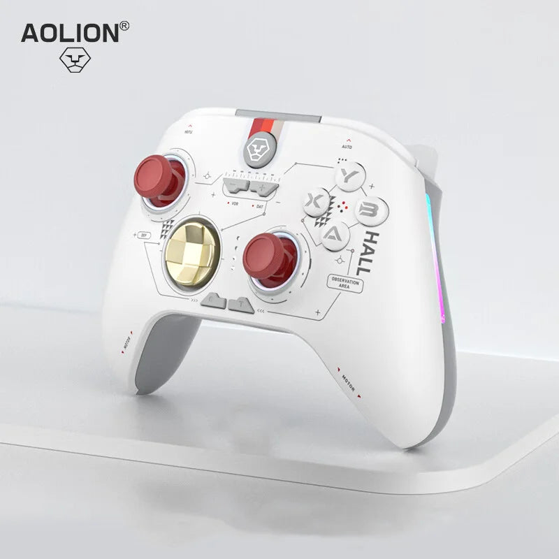 Aolion Wireless Bluetooth Hall Remote Stick Trigger Game Controller Dual Vibration PC Steam Switch Nintendo