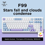 Aula F99 Gaming Mechanical Keyboard Three Mode 2.4g Wireless Bluetooth Wired Hot Swap PBT Gasket RGB