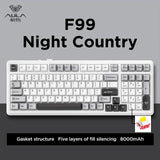 Aula F99 Gaming Mechanical Keyboard Three Mode 2.4g Wireless Bluetooth Wired Hot Swap PBT Gasket RGB