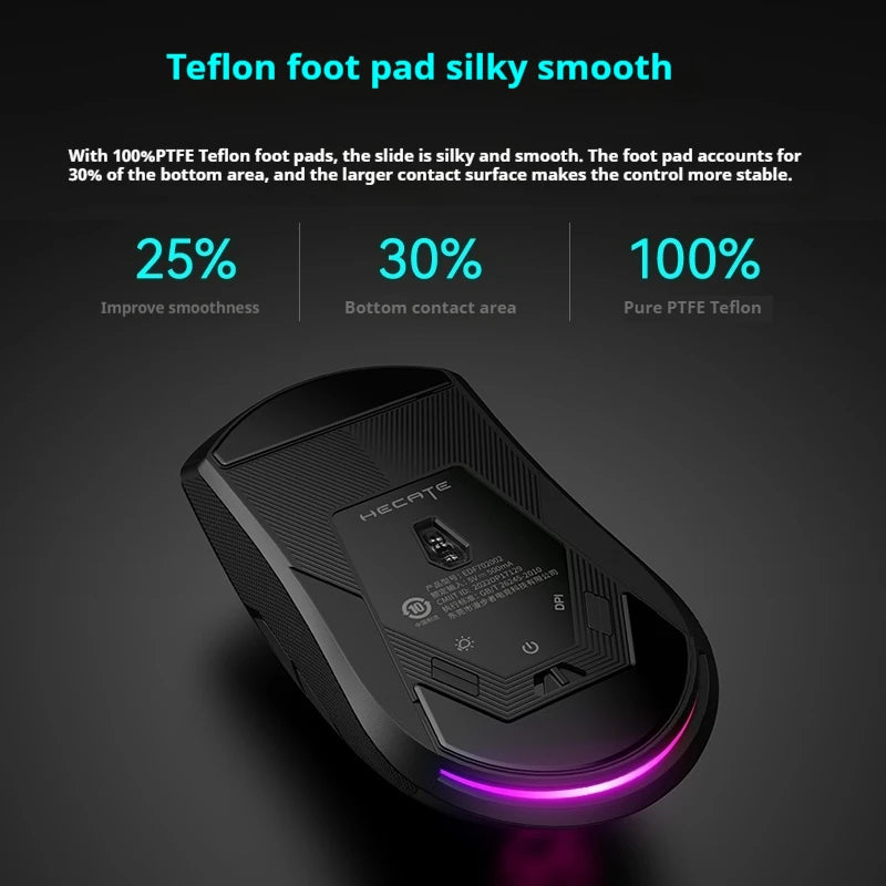 EDIFIER G4M PRO Maus Paw3395 Kabellose Gaming-Maus Tri-Modus Ergonomie Lange Ausdauer RGB Geringe Latenz