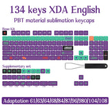 Eva-Thema, japanische Animation, personalisierte Tastenkappen, XDA-Profil, PBT-Farbstoffsublimations-Tastenkappe für mechanische Tastatur GMK MX Switch