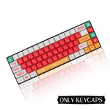 Eva-Thema, japanische Animation, personalisierte Tastenkappen, XDA-Profil, PBT-Farbstoffsublimations-Tastenkappe für mechanische Tastatur GMK MX Switch