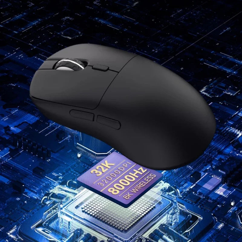 Incott Ghero/Ghero Pro Wireless Mouse Paw3395 8k Return Rate Rgb Dual Mode