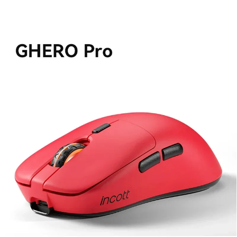 Incott Ghero/Ghero Pro Wireless Mouse Paw3395 8k Return Rate Rgb Dual Mode