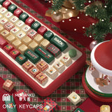 Weihnachtsabend Original Thema Tastenkappen Cherry Profil Personalisierte Tastenkappe für mechanische Tastatur mit 7U und ISO Tastenkappe