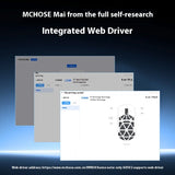 MCHOSE AX5 V2 Kabellose Gaming-Maus Tri-Mode Magnesiumlegierung Paw3950-Sensor Dual 8k Polling Rate Leichtgewicht