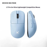 MCHOSE L7 Customized Gaming Mouse 8K Polling Rate With 8K Dongle Lightweight 2.4g BT Three mode Wireless 39g Low Latency