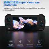 Odin Retro-Spielkonsole, 5,98-Zoll-Touchscreen, Win11, 6600-mAh-Akku, 8 GB + 256 GB, über 70.000 Spiele, Dualsystem, Android 11