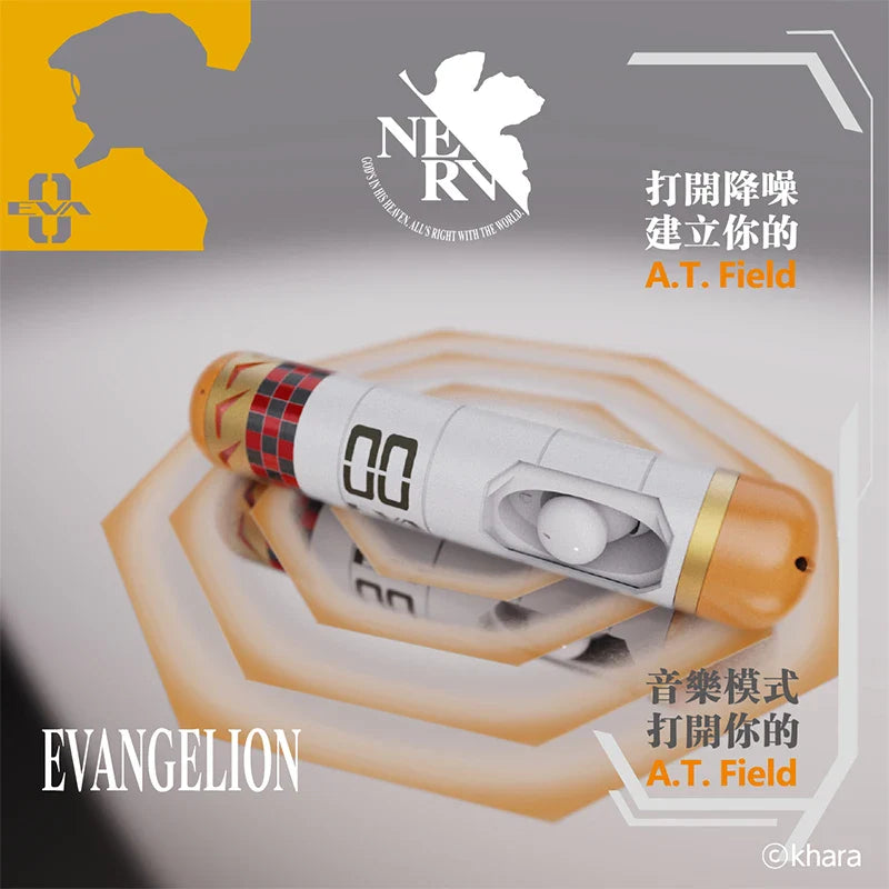 Eva Rebuild Of Evangelion Anime Periphery Wireless Bluetooth Earbuds