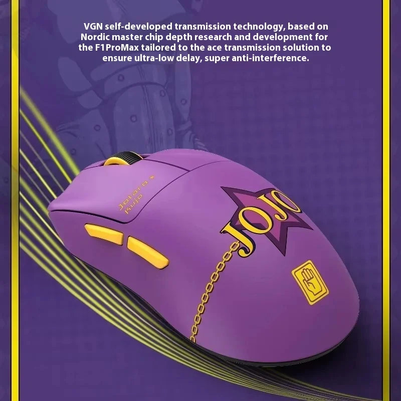 VGN Dragonfly F1pro Max Jojo  Paw3395 Wireless 2.4g Wired Dual-Mode Mouse Lightweight High Performance