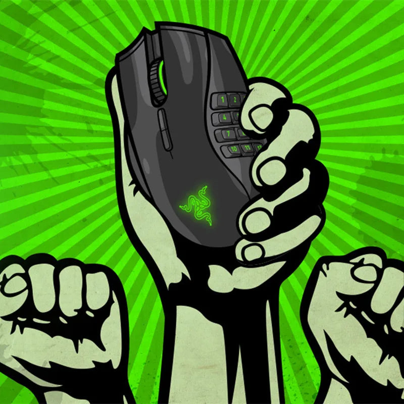 Original Razer Naga Left-Handed - Ergonomic MMO Gaming Mouse