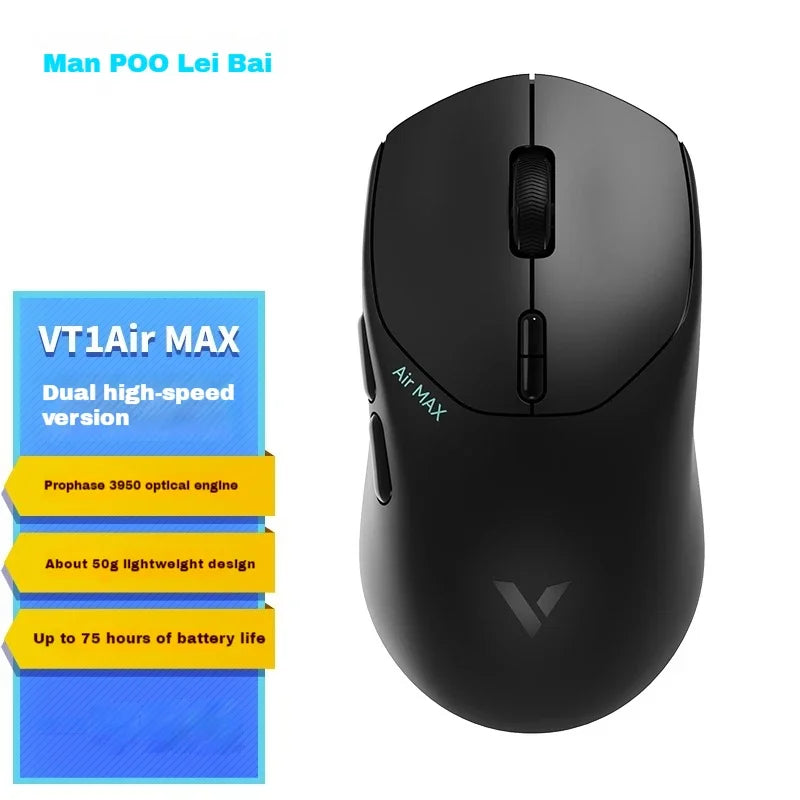 Rapoo Vt3/Vt1 Pro Max 2.4G Wireless Mouse Paw3950u Lightweight Dual Mode Esports Gaming Office 30000dpi