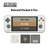 Retroid Pocket 4 Pro 8GB 128GB Android Retro Handheld Game Console 4.7Inch IPS Touch Screen D1100 5000mAh Battery