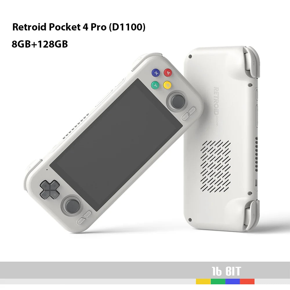 Retroid Pocket 4 Pro 8GB 128GB Android Retro Handheld Game Console 4.7Inch IPS Touch Screen D1100 5000mAh Battery