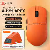 AJAZZ AJ159 APEX/AJ159P Wireless Gaming Mouse with RGB Magnetic Charging Base Lightweight