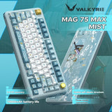 VALKYRIE VK MAG 75 MAX Magnetic Keyboard Wireless Tri-Mode 8KHz Hot-Swap 0.01mmRT GASKET