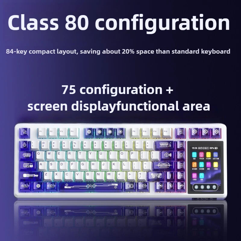 AULA L99 3.98-inch Touch Screen Mechanical Keyboard