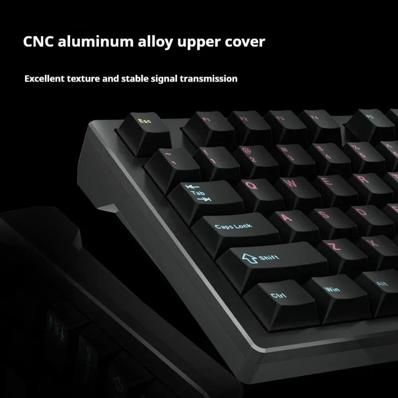 ATK V100 Mechanical Keyboard Semi-Aluminum Alloy Tri-mode