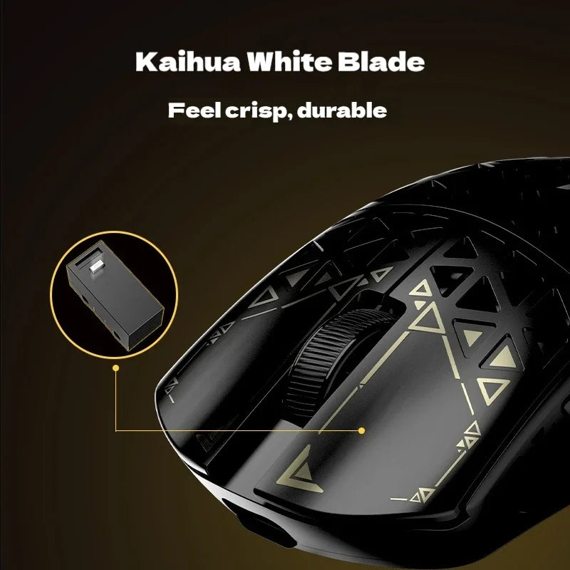 Ipi Float 18/88 Wireless gaming Mouse Dual 8khz Mode Carbon Fiber Paw3395 26Kdpi