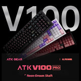 ATK V100 Mechanical Keyboard Semi-Aluminum Alloy Tri-mode